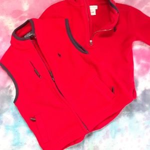 Polo sweater and vest